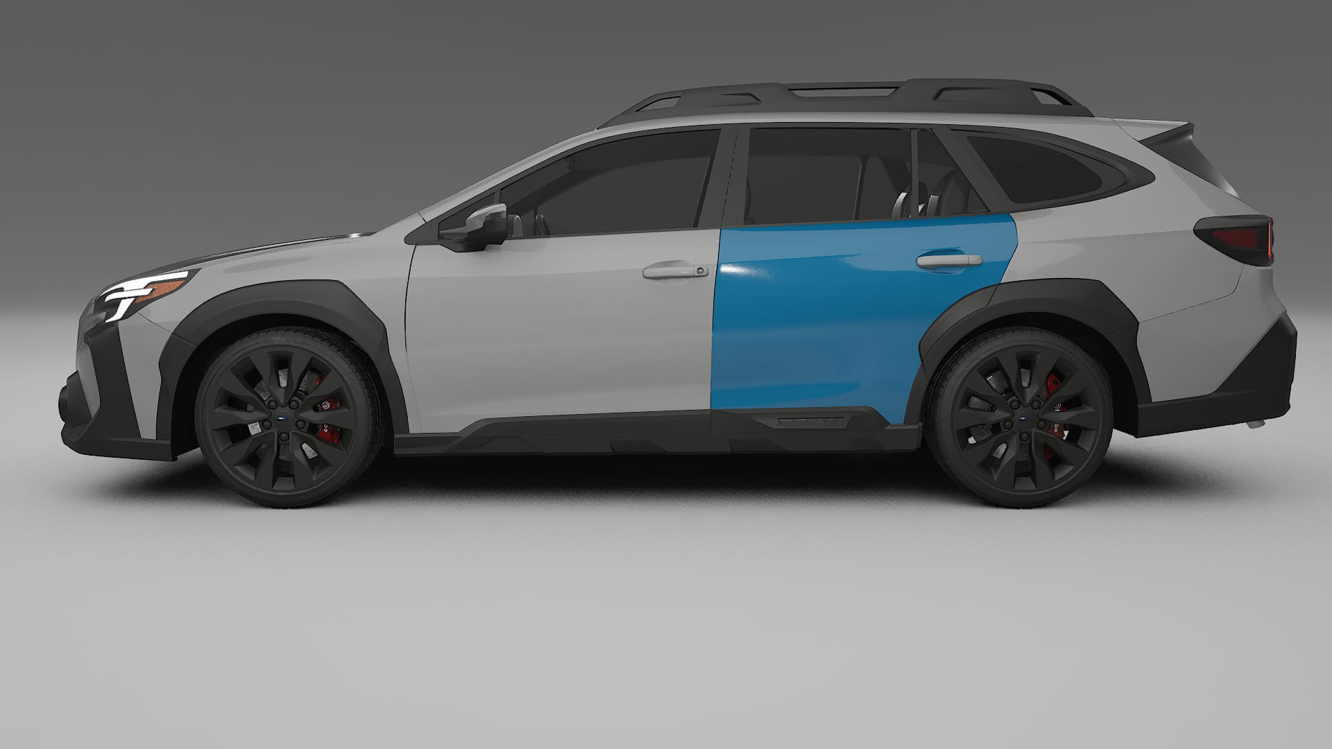 Lakbeschermingsfolie Subaru Outback VI BS facelift | CrystalGuard Transparante Volledige PPF Voorgevormde Set