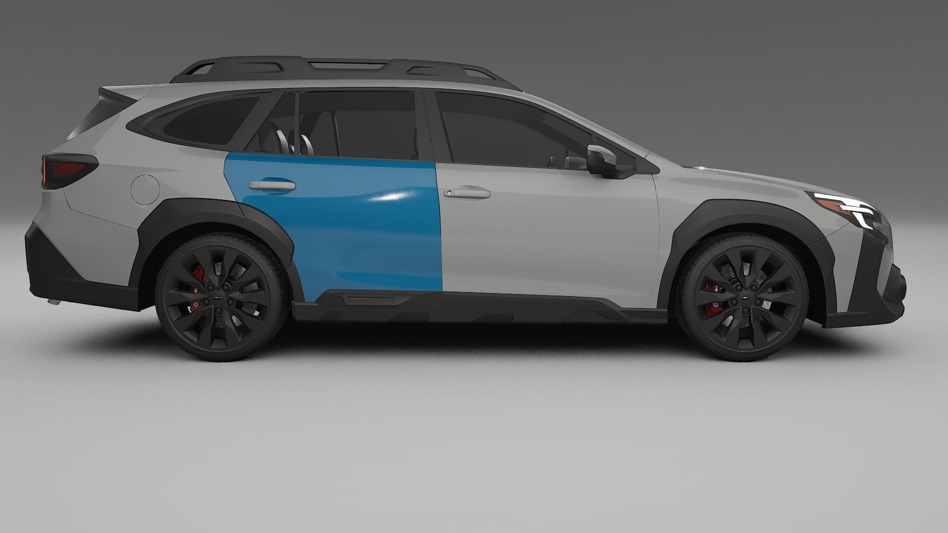 Lakbeschermingsfolie Subaru Outback VI BS facelift | CrystalGuard Transparante Volledige PPF Voorgevormde Set