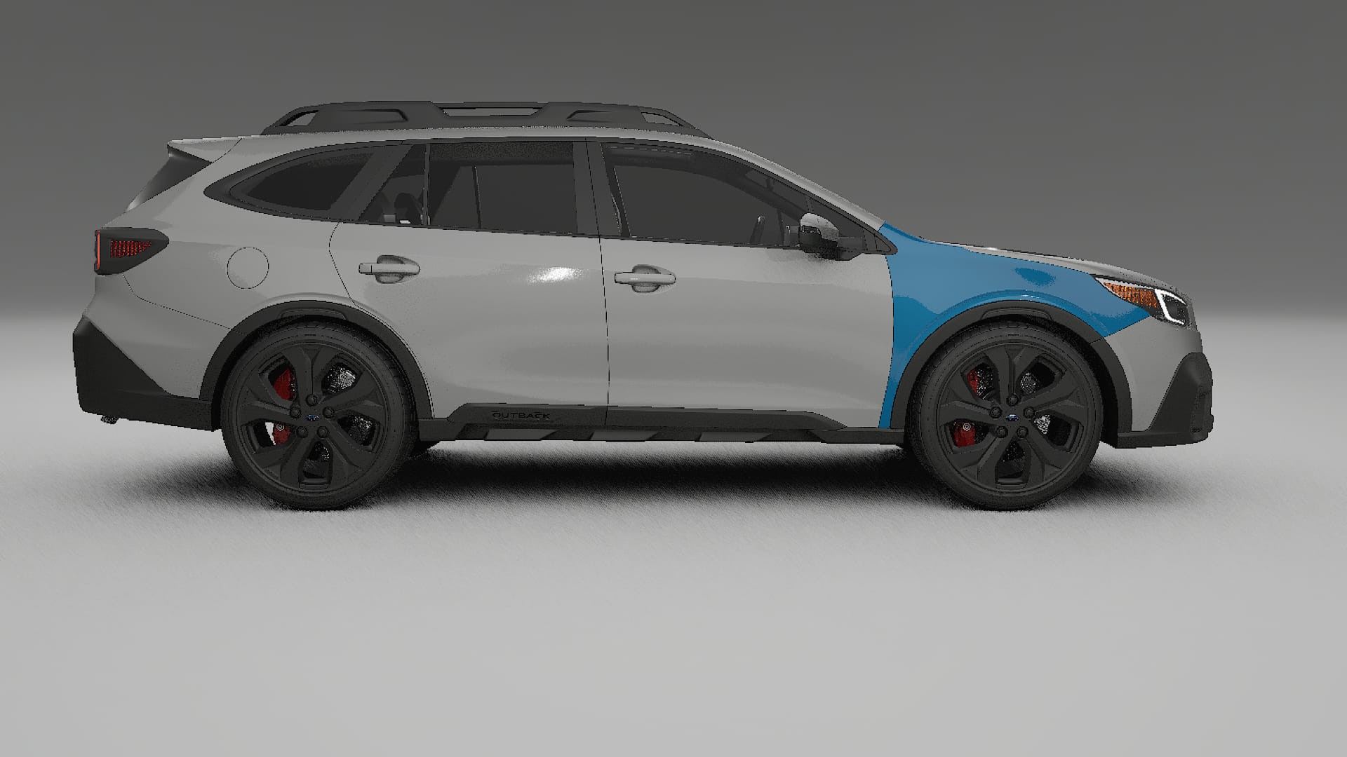 Lakbeschermingsfolie Subaru Outback VI BS prefacelift | CrystalGuard Transparante Volledige PPF Voorgevormde Set