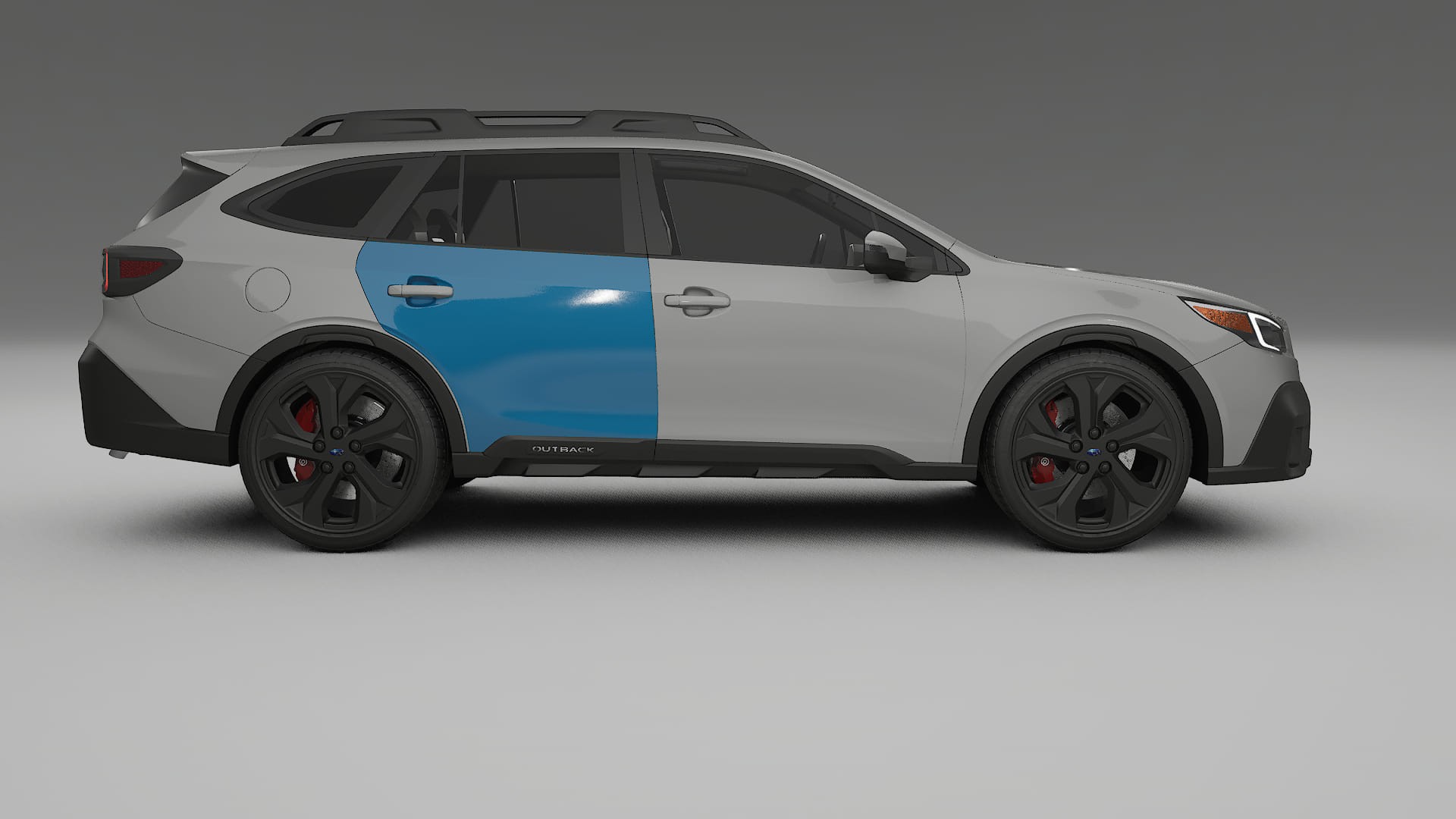 Lakbeschermingsfolie Subaru Outback VI BS prefacelift | CrystalGuard Transparante Volledige PPF Voorgevormde Set