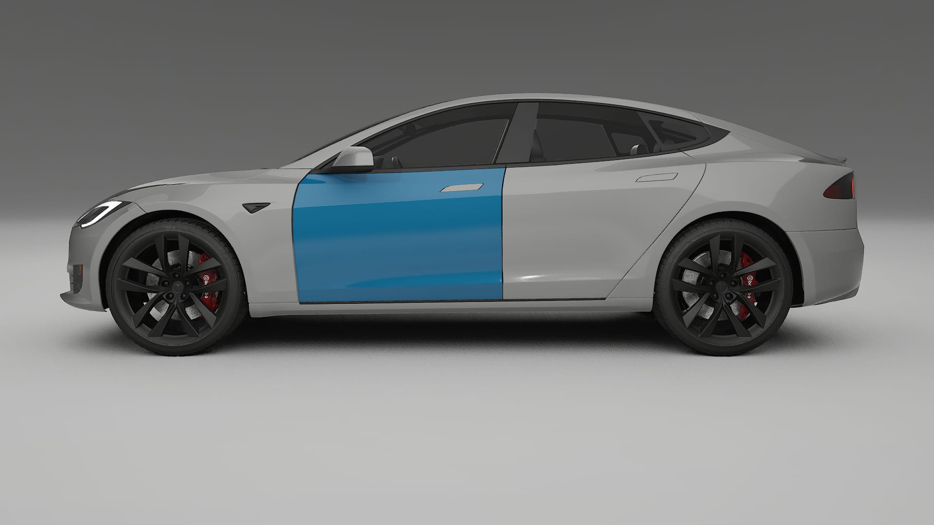 Lakbeschermingsfolie Tesla Model-S Refresh | CrystalGuard Transparante Volledige PPF Voorgevormde Set