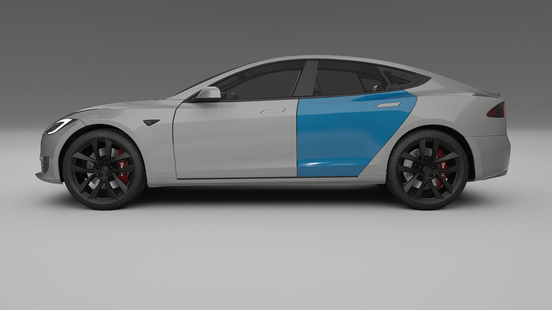 Lakbeschermingsfolie Tesla Model-S Refresh | CrystalGuard Transparante Volledige PPF Voorgevormde Set