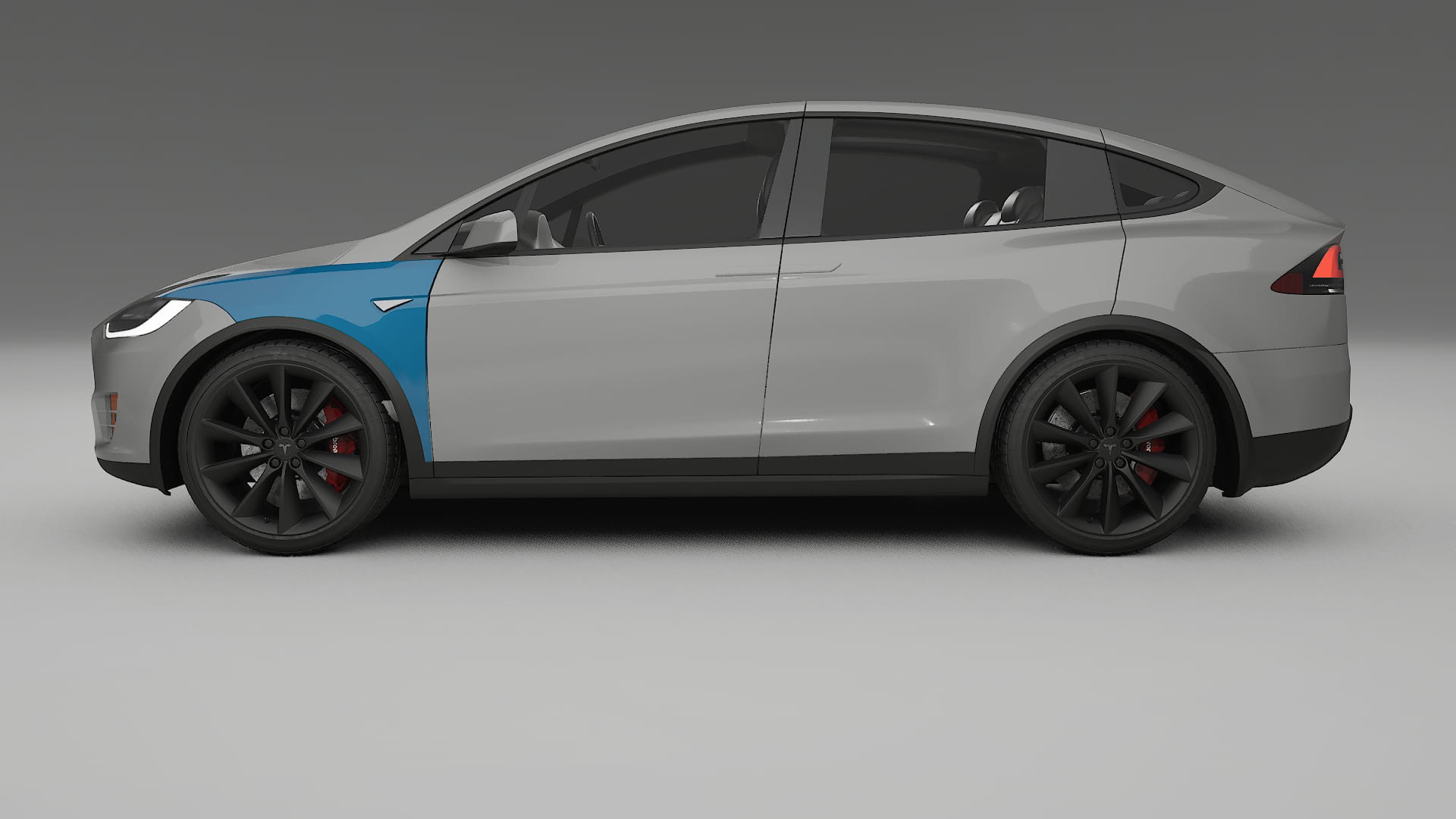 Lakbeschermingsfolie Tesla Model X | CrystalGuard Transparante Volledige PPF Voorgevormde Set