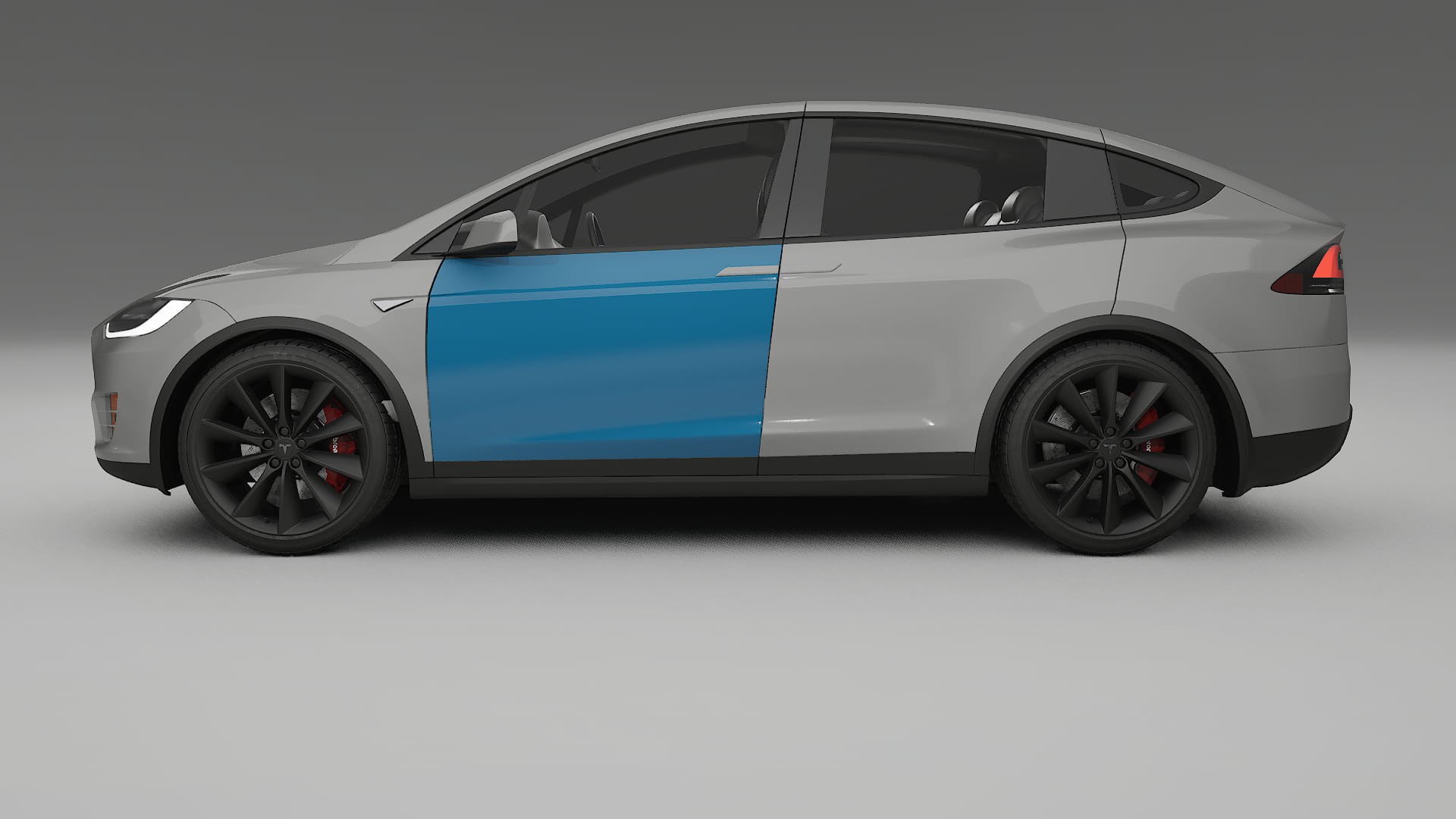Lakbeschermingsfolie Tesla Model X | CrystalGuard Transparante Volledige PPF Voorgevormde Set