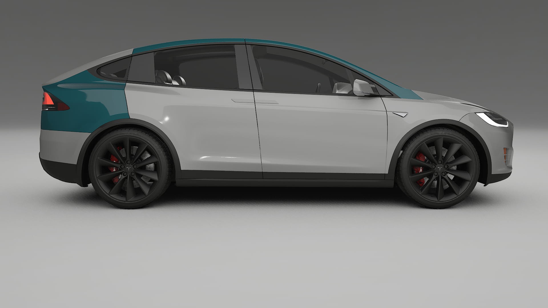 Lakbeschermingsfolie Tesla Model X | CrystalGuard Transparante Volledige PPF Voorgevormde Set