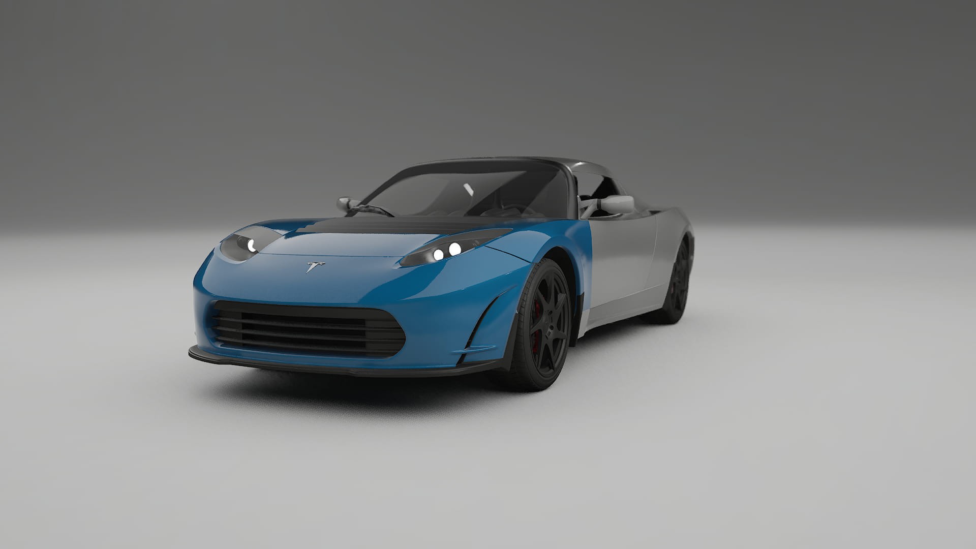 Lakbeschermingsfolie Tesla Roadster 2.5 | CrystalGuard Transparante Volledige PPF Voorgevormde Set