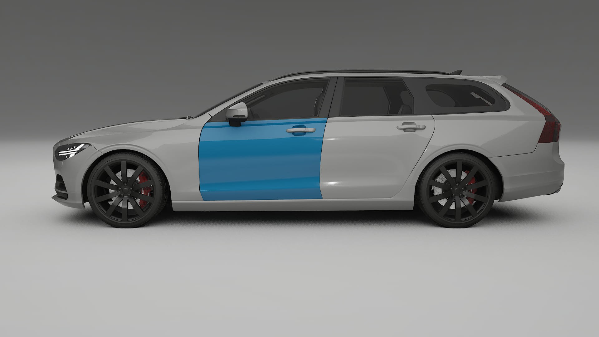 Lakbeschermingsfolie Volvo V90 P5 | CrystalGuard Transparante Volledige PPF Voorgevormde Set