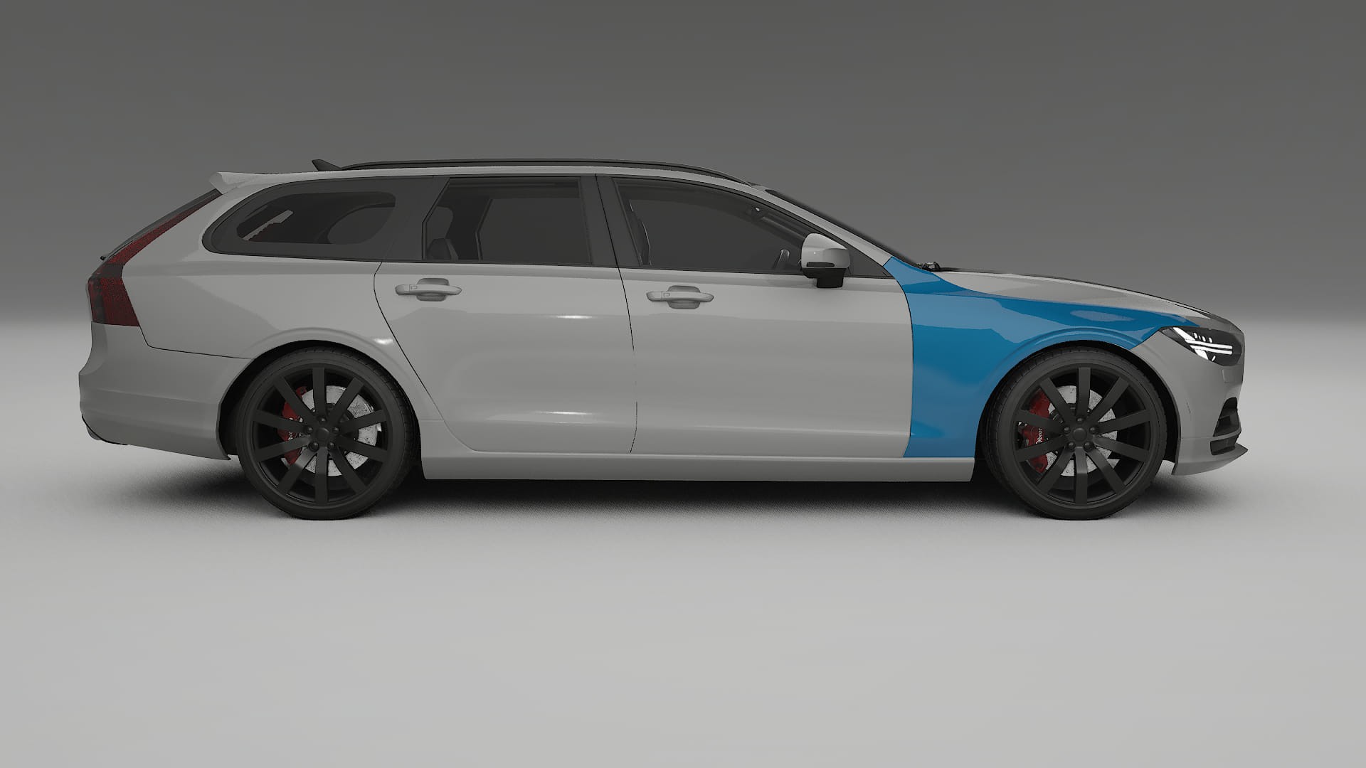 Lakbeschermingsfolie Volvo V90 P5 | CrystalGuard Transparante Volledige PPF Voorgevormde Set