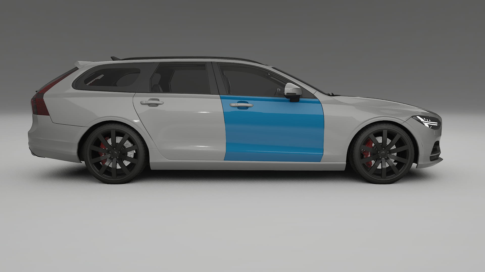 Lakbeschermingsfolie Volvo V90 P5 | CrystalGuard Transparante Volledige PPF Voorgevormde Set