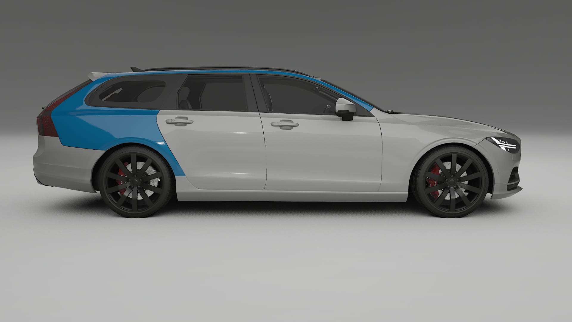 Lakbeschermingsfolie Volvo V90 P5 | CrystalGuard Transparante Volledige PPF Voorgevormde Set