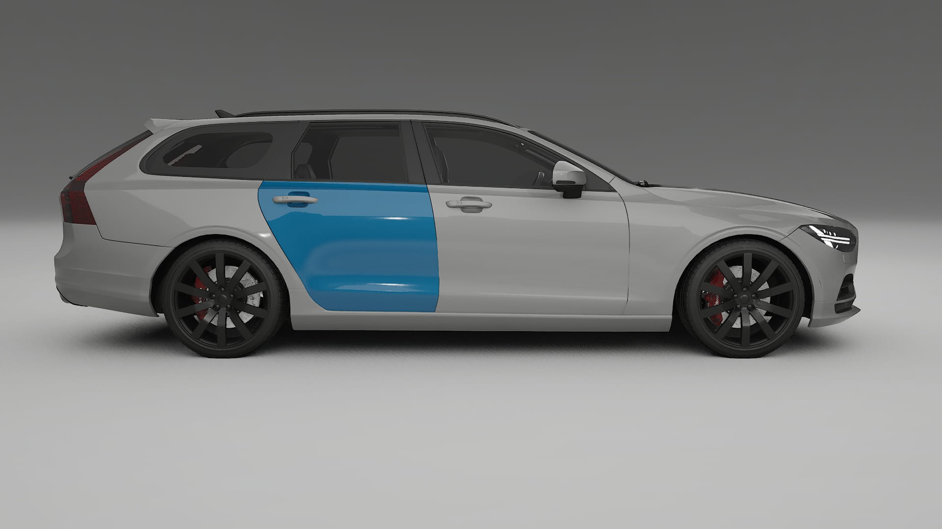 Lakbeschermingsfolie Volvo V90 P5 | CrystalGuard Transparante Volledige PPF Voorgevormde Set