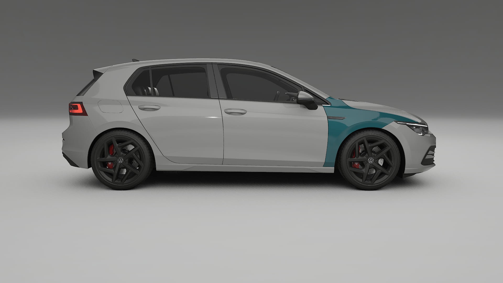 Lakbeschermingsfolie VW Golf Mk8 | CrystalGuard Transparante Volledige PPF Voorgevormde Set