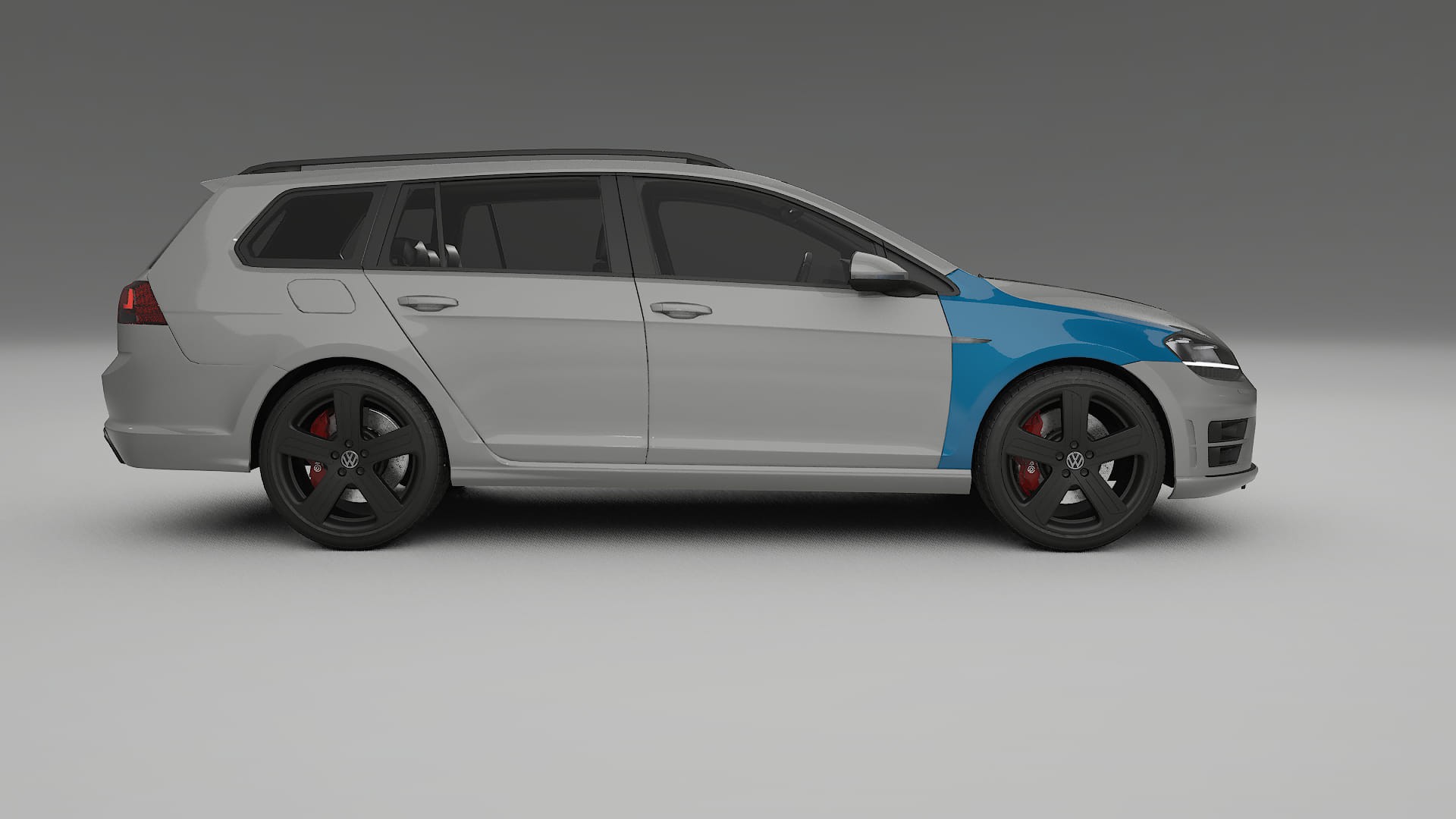 Lakbeschermingsfolie VW Golf Variant Mk7 | CrystalGuard Transparante Volledige PPF Voorgevormde Set