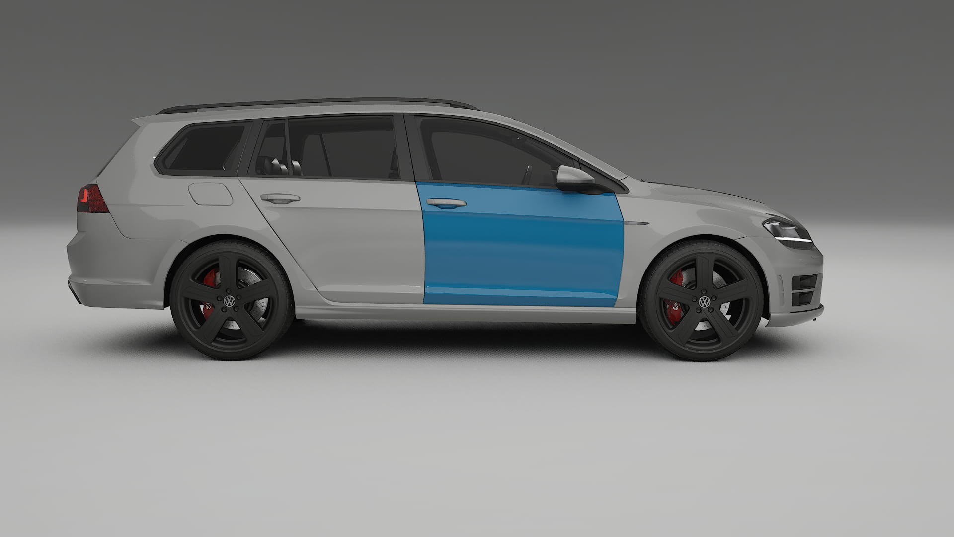 Lakbeschermingsfolie VW Golf Variant Mk7 | CrystalGuard Transparante Volledige PPF Voorgevormde Set