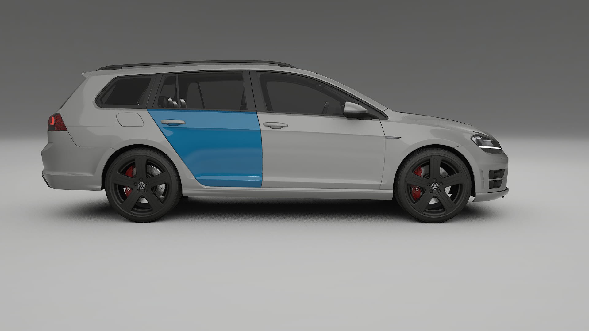 Lakbeschermingsfolie VW Golf Variant Mk7 | CrystalGuard Transparante Volledige PPF Voorgevormde Set