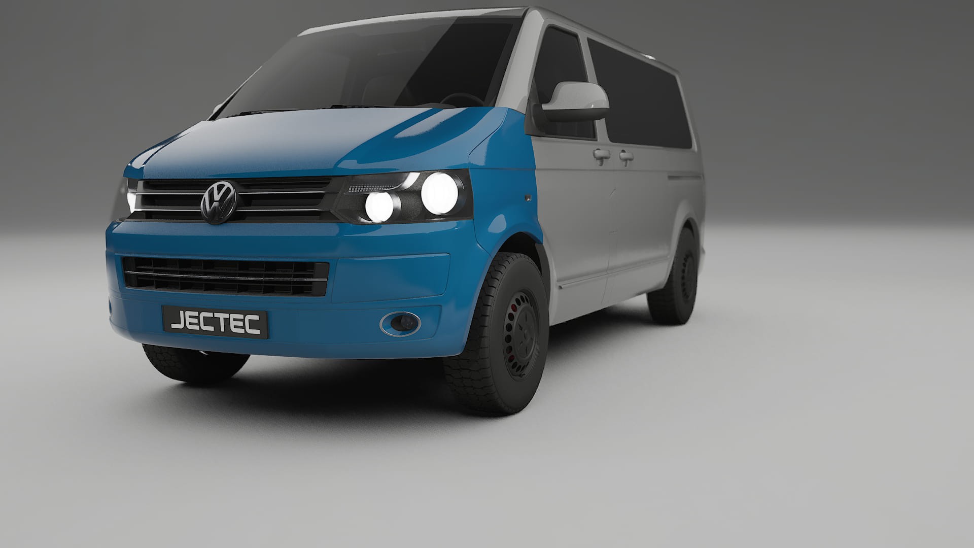 Lakbeschermingsfolie VW Transporter T5 Caravelle | CrystalGuard Transparante Volledige PPF Voorgevormde Set