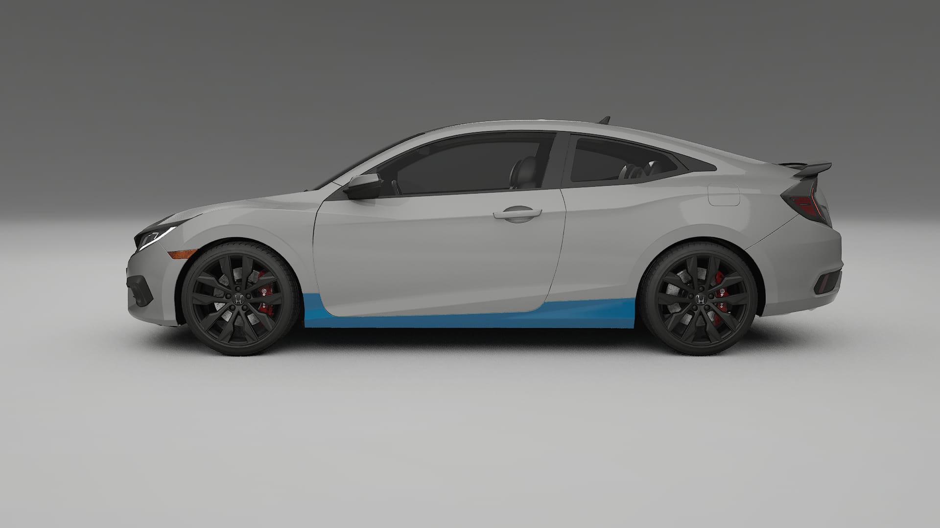 Lakbeschermingsfolie Honda Civic coupe prefacelift | CrystalGuard Transparante Volledige PPF Voorgevormde Set