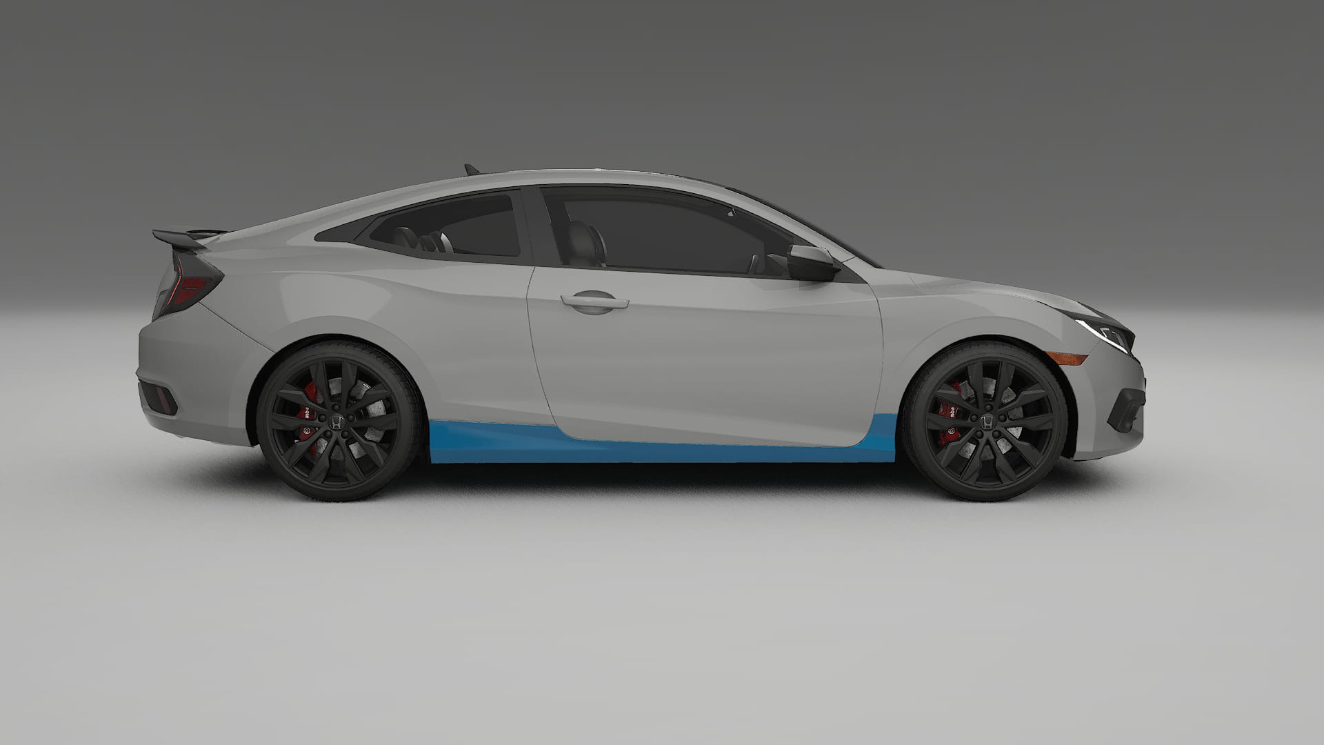 Lakbeschermingsfolie Honda Civic coupe prefacelift | CrystalGuard Transparante Volledige PPF Voorgevormde Set