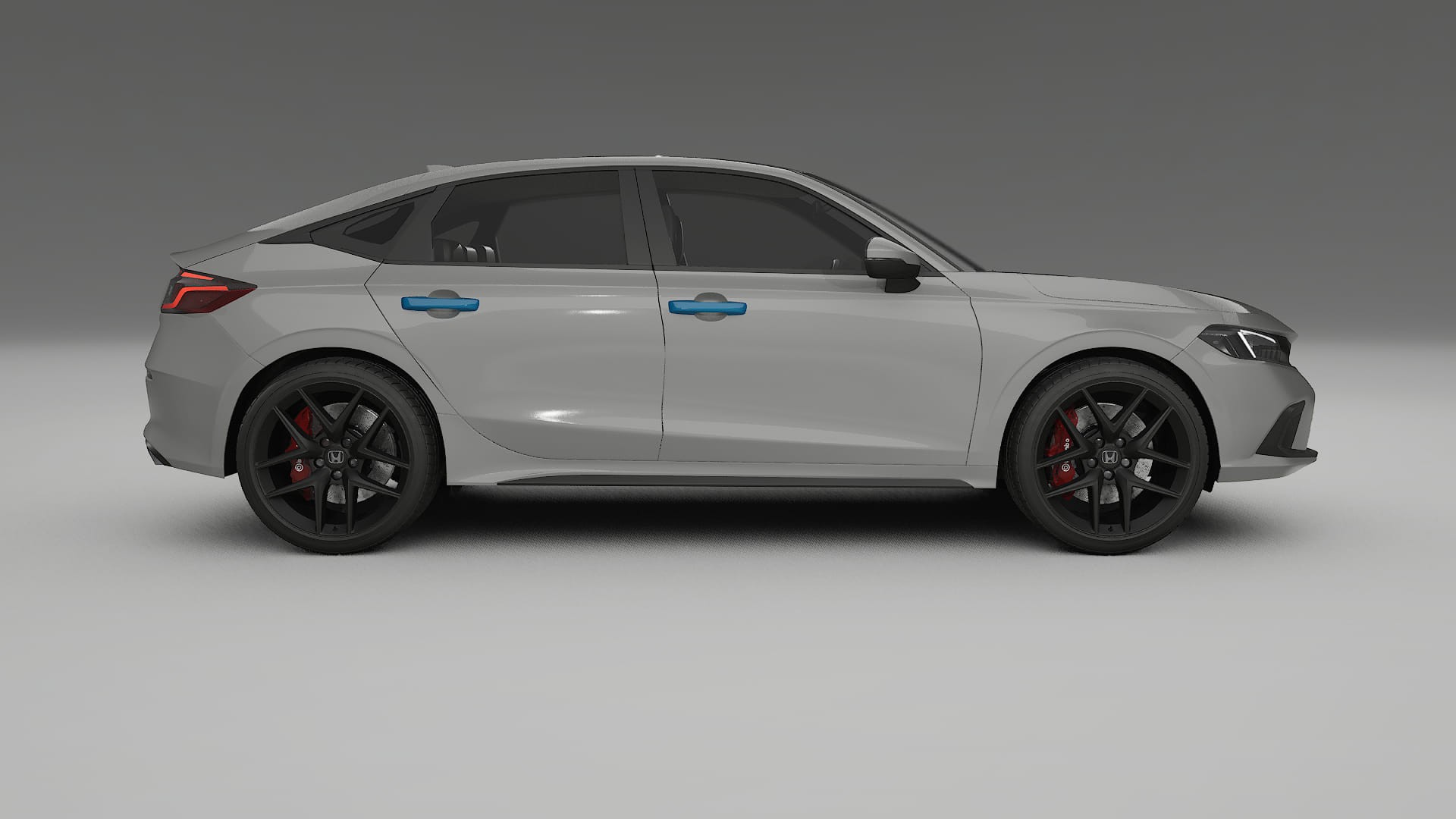 Lakbeschermingsfolie Honda Civic hatchback | CrystalGuard Transparante Volledige PPF Voorgevormde Set