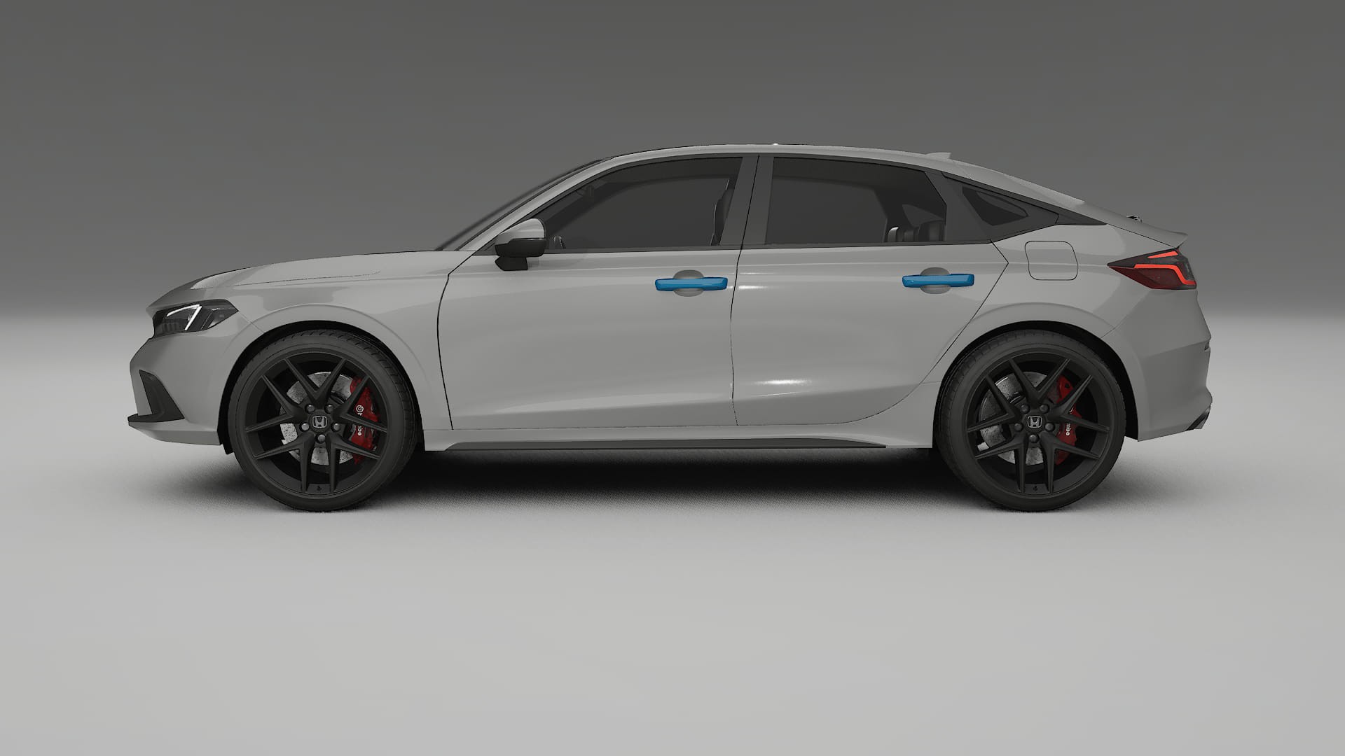 Lakbeschermingsfolie Honda Civic hatchback | CrystalGuard Transparante Volledige PPF Voorgevormde Set