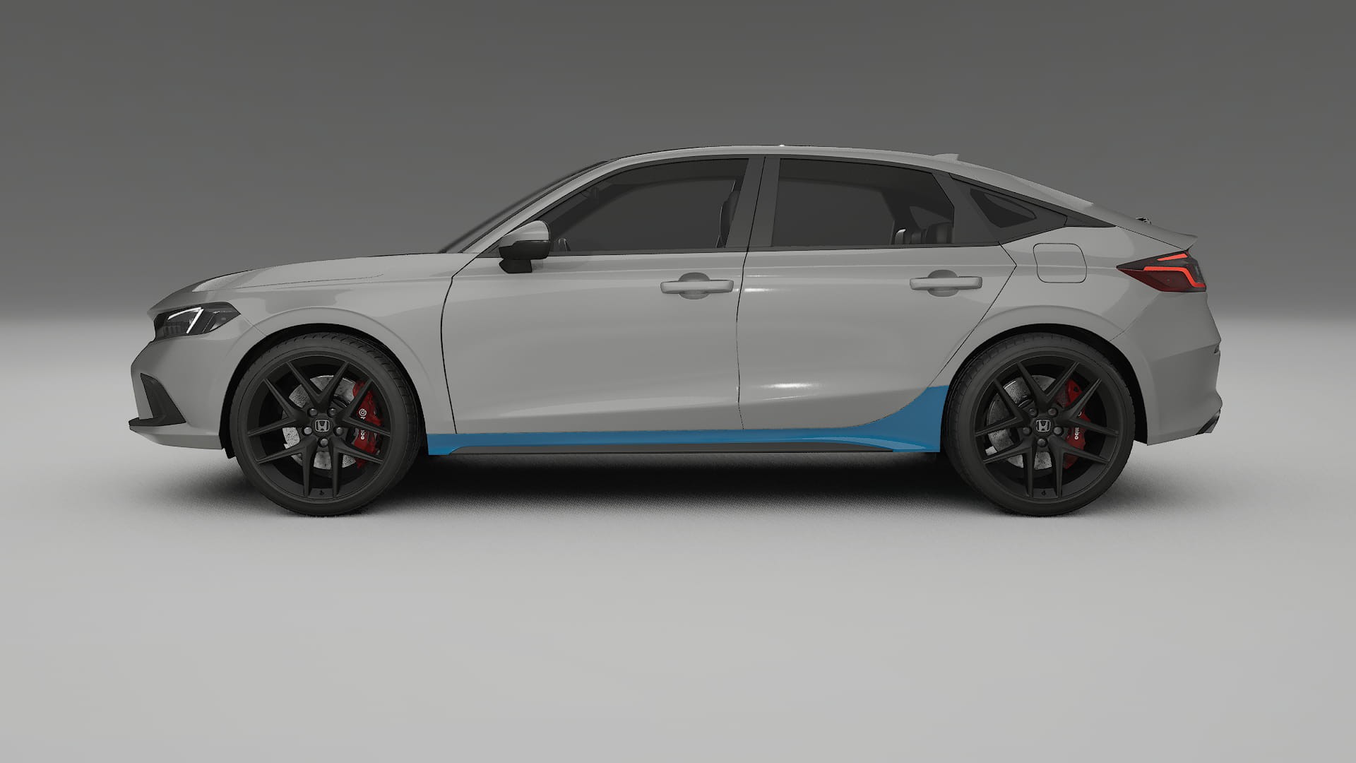 Lakbeschermingsfolie Honda Civic hatchback | CrystalGuard Transparante Volledige PPF Voorgevormde Set