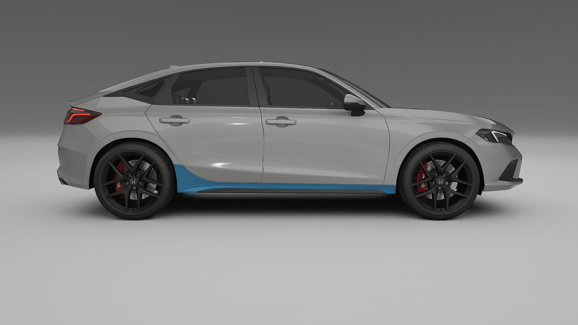 Lakbeschermingsfolie Honda Civic hatchback | CrystalGuard Transparante Volledige PPF Voorgevormde Set