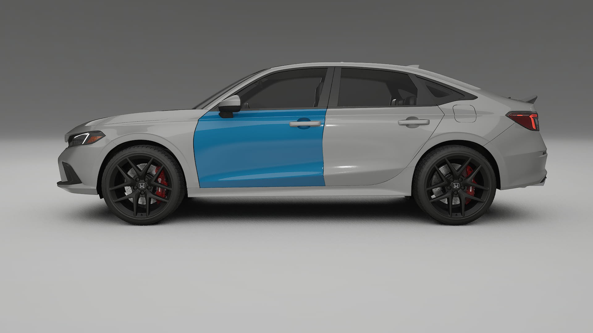 Lakbeschermingsfolie Honda Civic Si | CrystalGuard Transparante Volledige PPF Voorgevormde Set