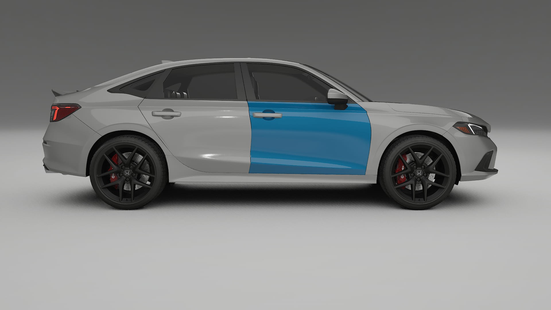 Lakbeschermingsfolie Honda Civic Si | CrystalGuard Transparante Volledige PPF Voorgevormde Set