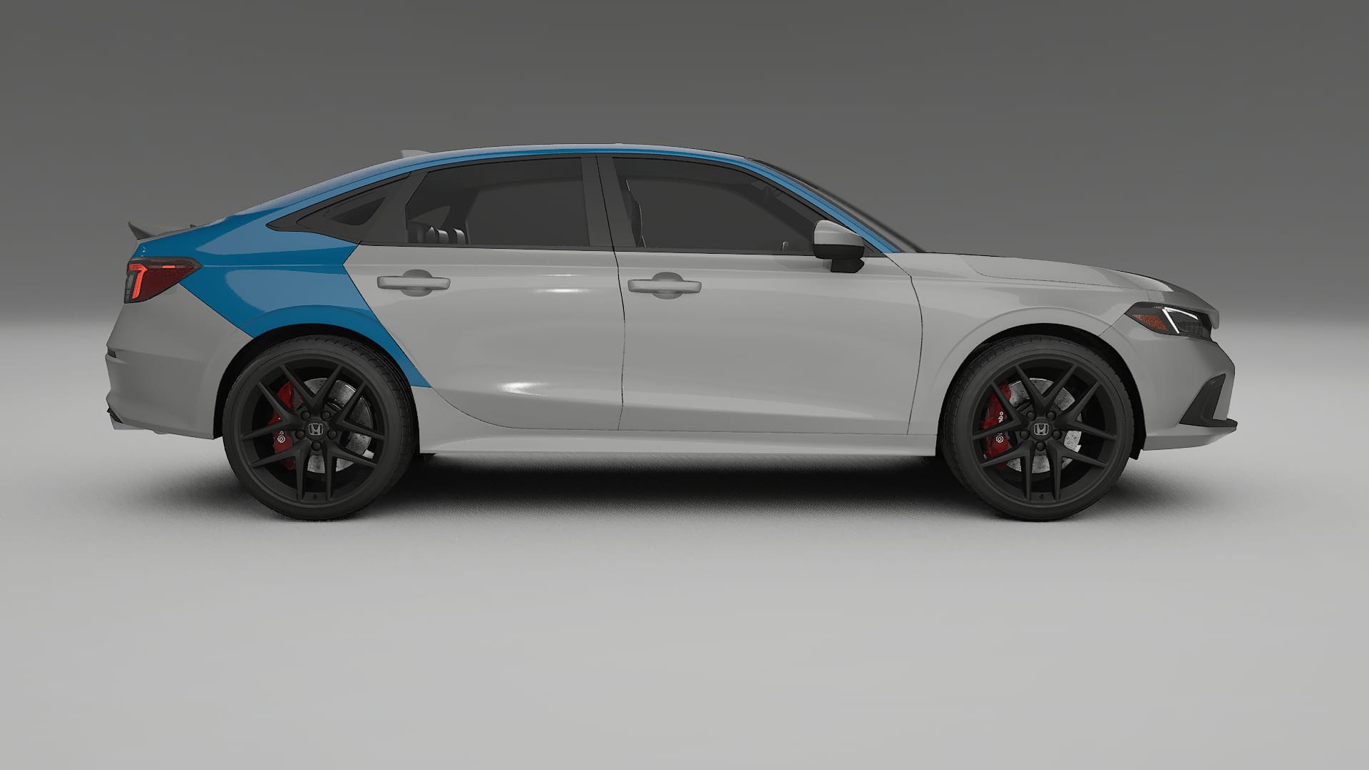 Lakbeschermingsfolie Honda Civic Si | CrystalGuard Transparante Volledige PPF Voorgevormde Set