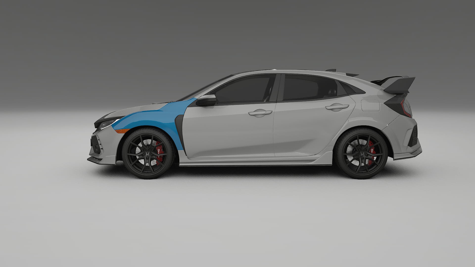 Lakbeschermingsfolie Honda Civic Type-R | CrystalGuard Transparante Volledige PPF Voorgevormde Set