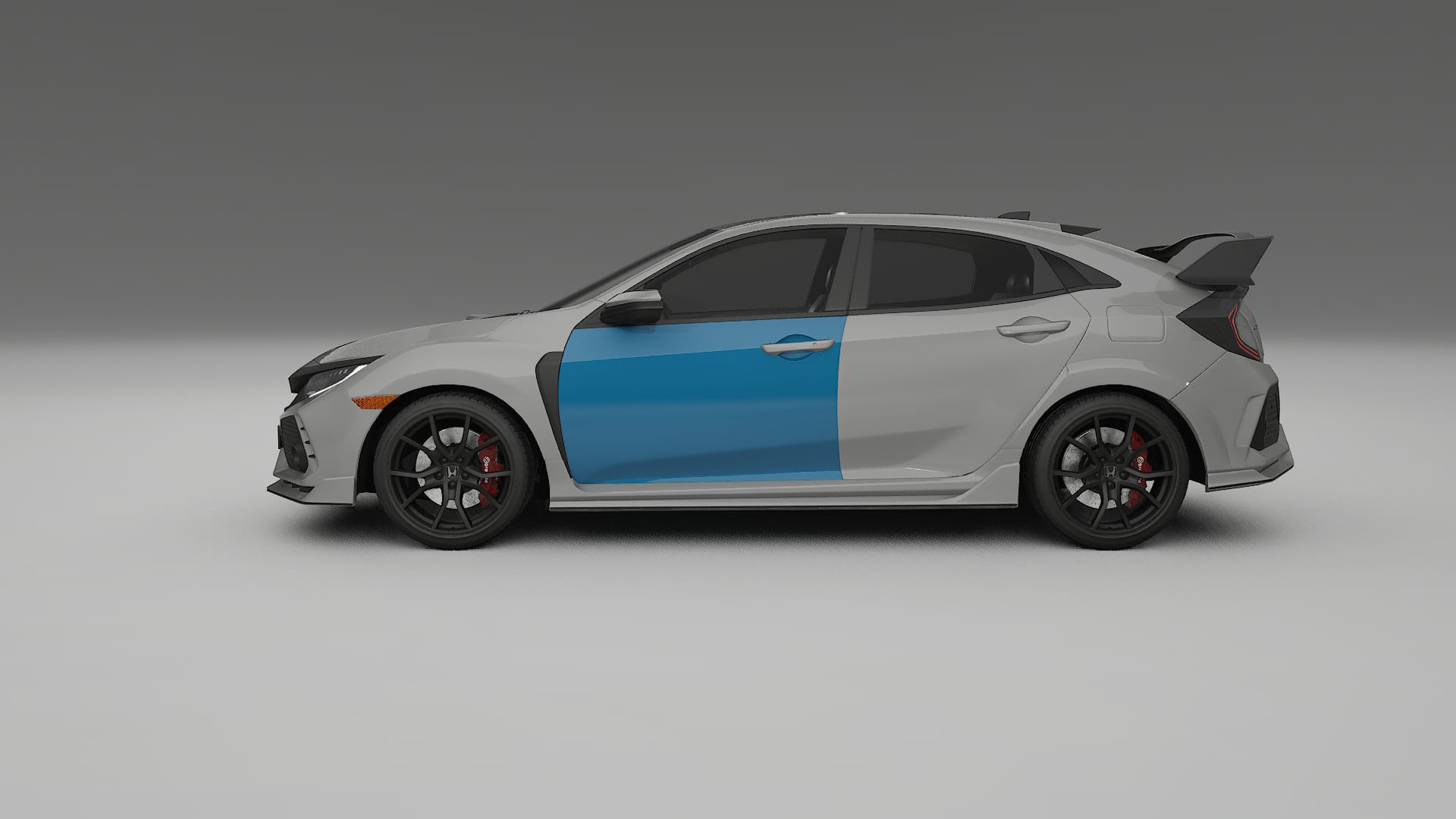 Lakbeschermingsfolie Honda Civic Type-R | CrystalGuard Transparante Volledige PPF Voorgevormde Set
