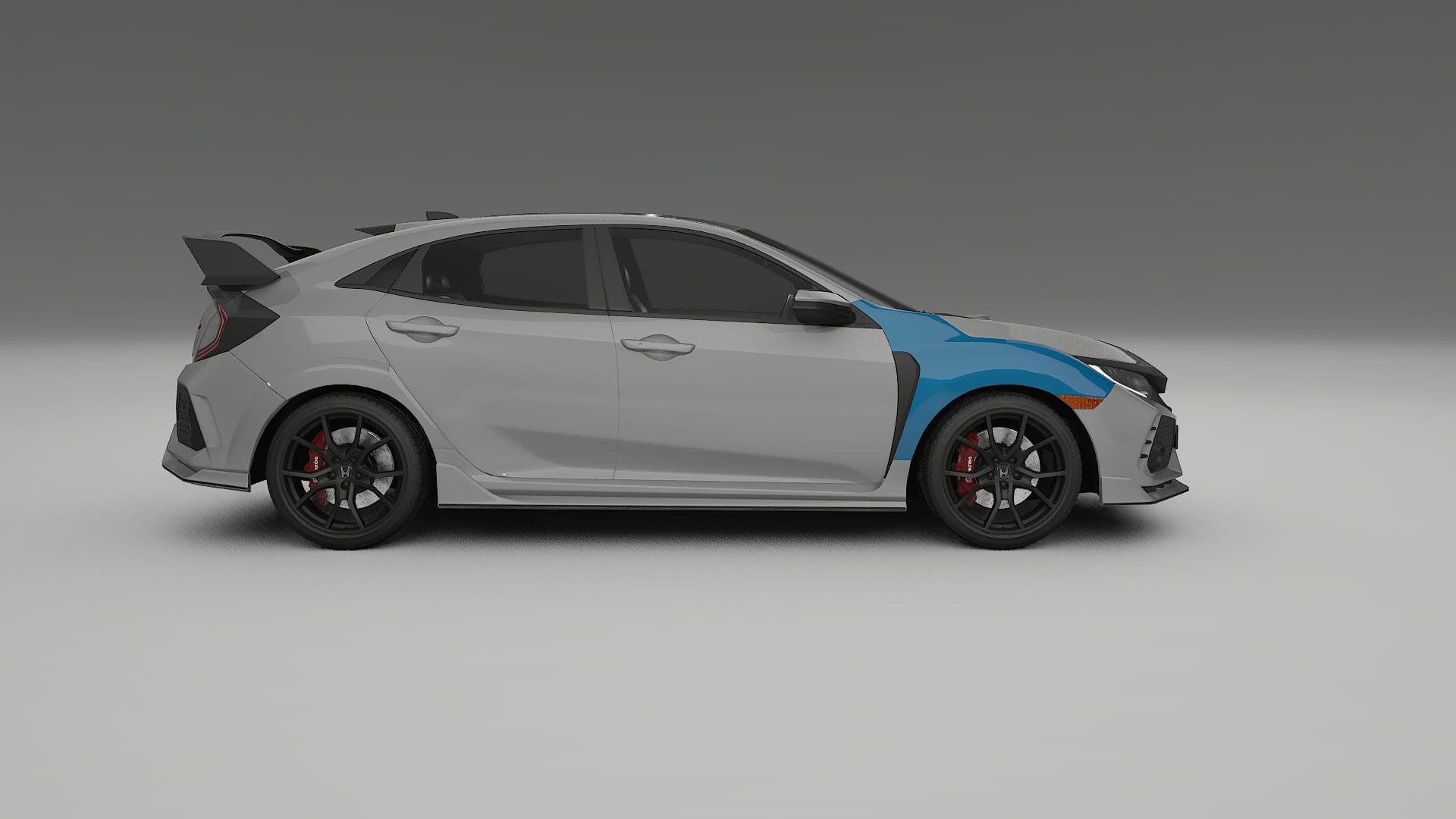 Lakbeschermingsfolie Honda Civic Type-R | CrystalGuard Transparante Volledige PPF Voorgevormde Set