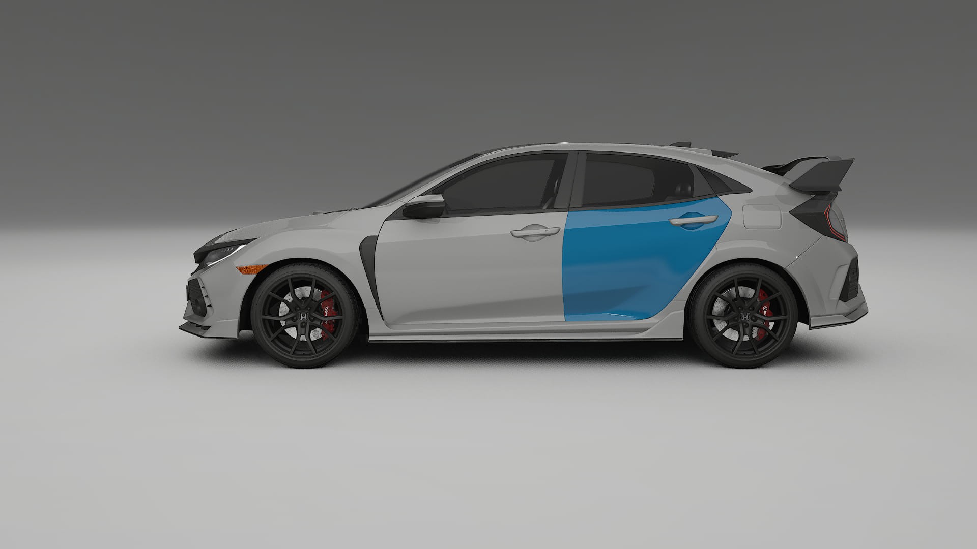 Lakbeschermingsfolie Honda Civic Type-R | CrystalGuard Transparante Volledige PPF Voorgevormde Set