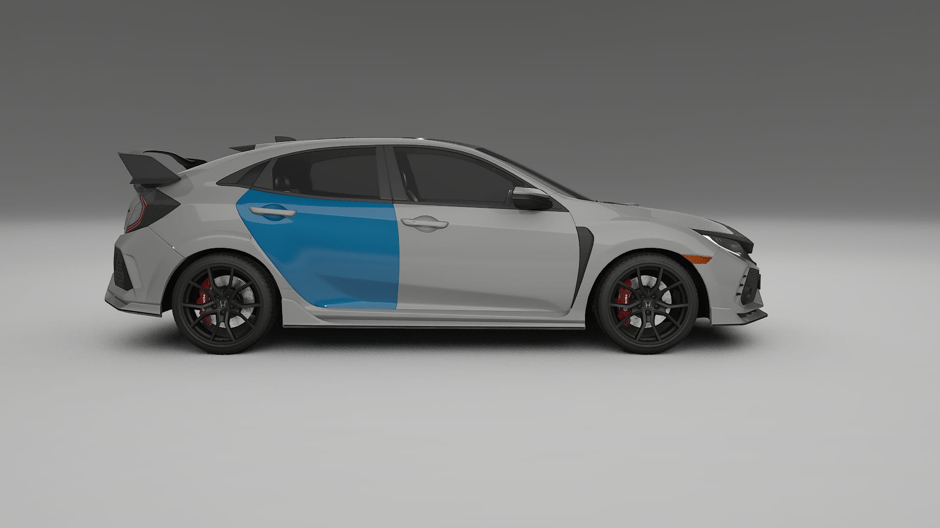 Lakbeschermingsfolie Honda Civic Type-R | CrystalGuard Transparante Volledige PPF Voorgevormde Set