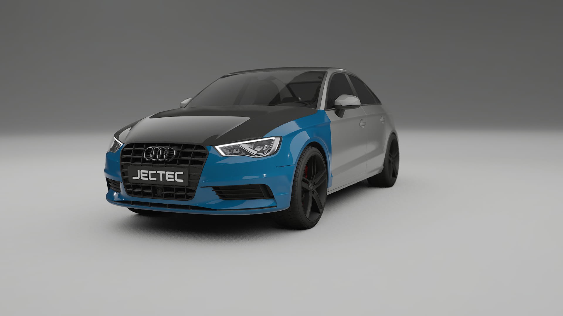 Lakbeschermingsfolie Audi A3 8V sedan prefacelift | CrystalGuard Voorkit met Carbon Motorkap