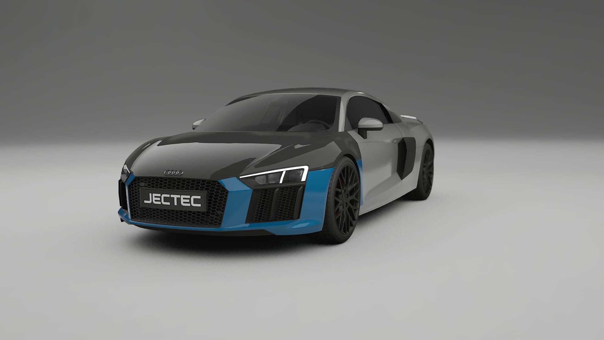 Lakbeschermingsfolie Audi R8 typ-4S prefacelift | CrystalGuard Voorkit met Carbon Motorkap