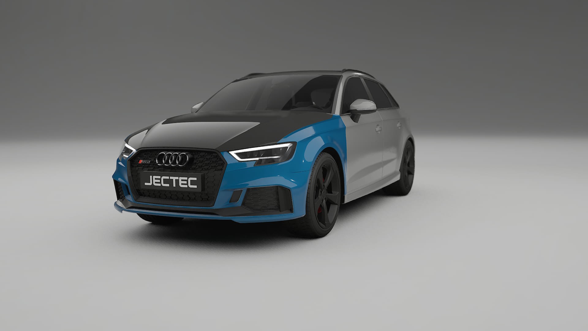 Lakbeschermingsfolie Audi RS3 Sportback 8V facelift | CrystalGuard Voorkit met Carbon Motorkap