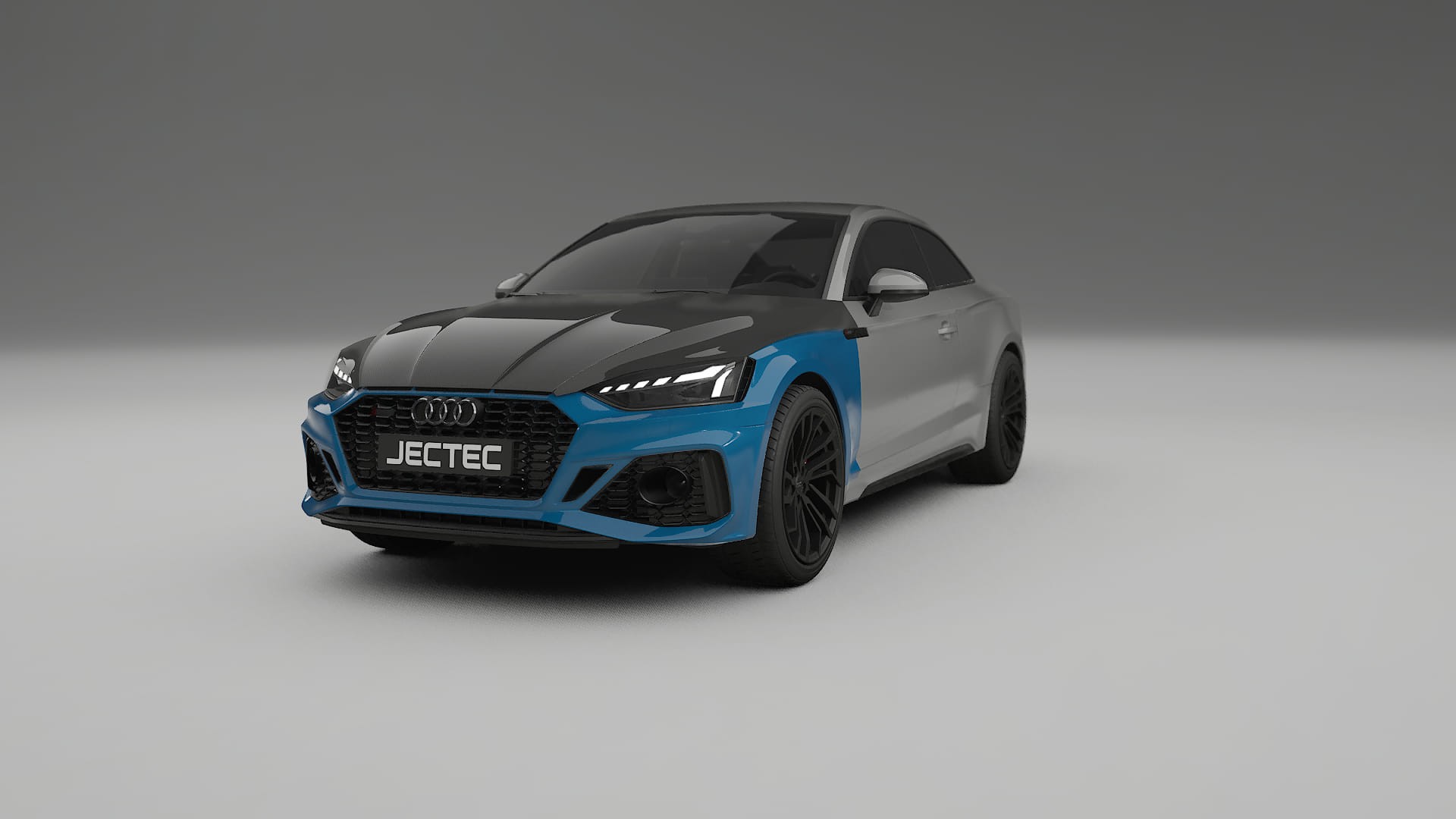 Lakbeschermingsfolie Audi RS5 coupe B9 facelift | CrystalGuard Voorkit met Carbon Motorkap