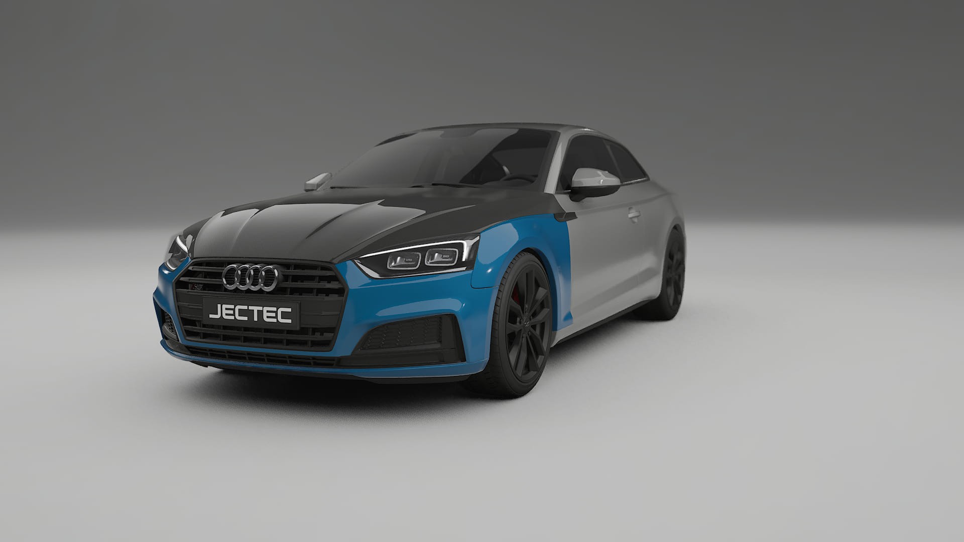 Lakbeschermingsfolie Audi S5 B9 prefacelift | CrystalGuard Voorkit met Carbon Motorkap
