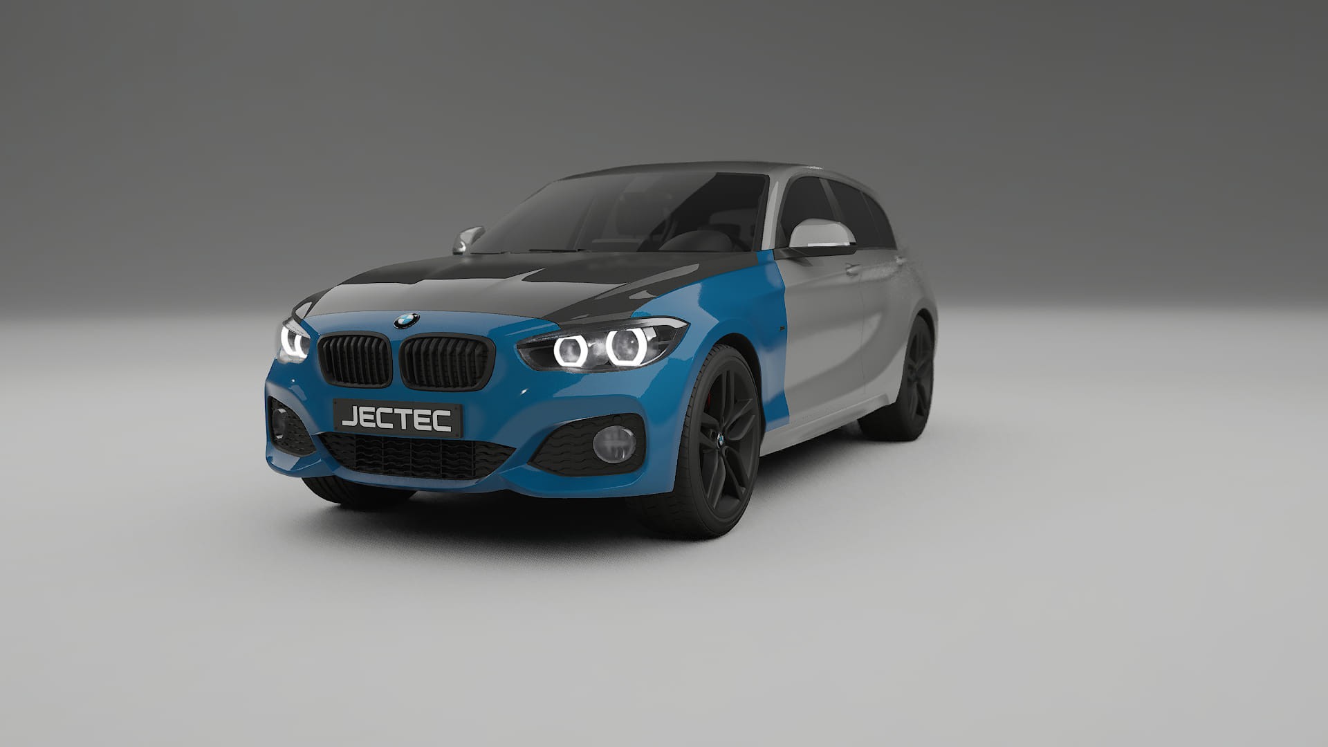 Lakbeschermingsfolie BMW 1 F20 facelift | CrystalGuard Voorkit met Carbon Motorkap