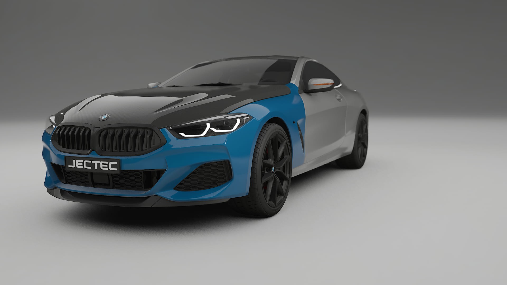 Lakbeschermingsfolie BMW 850 G15 | CrystalGuard Voorkit met Carbon Motorkap