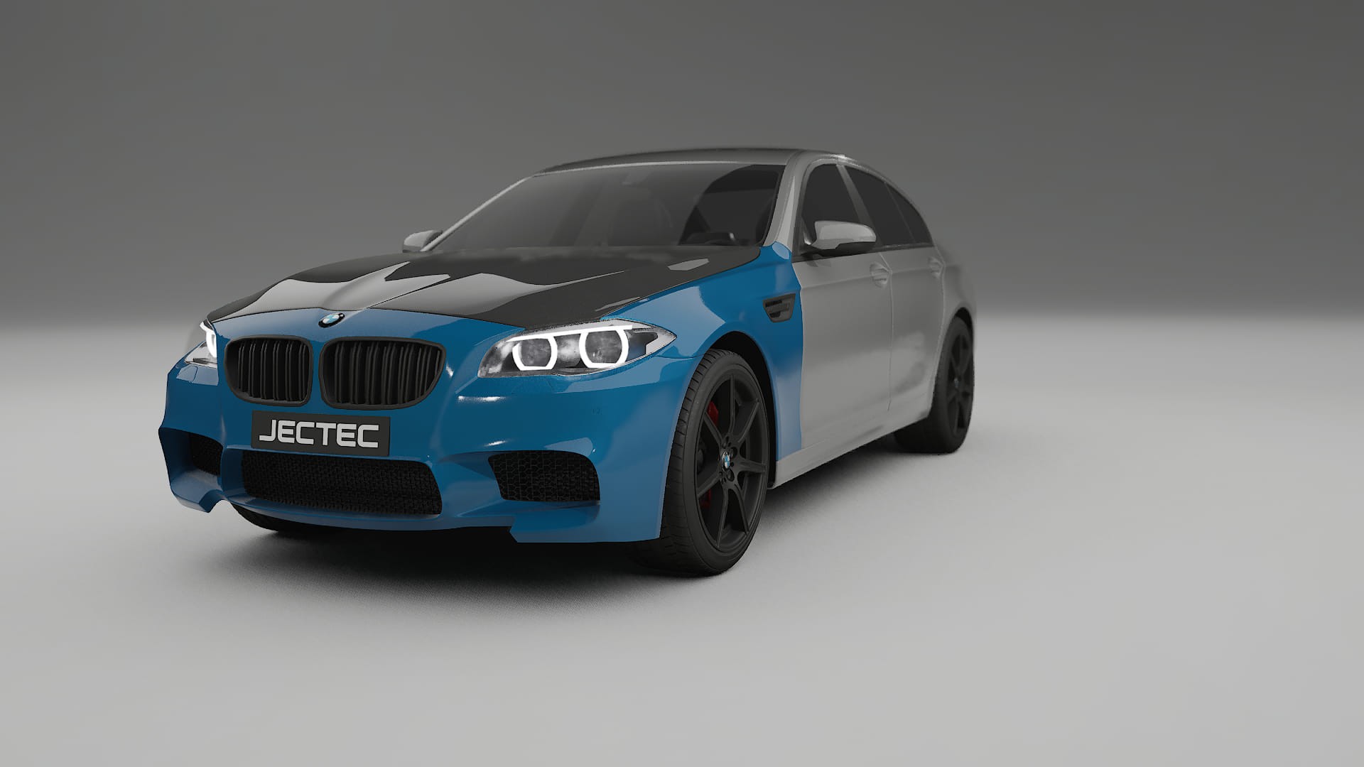 Lakbeschermingsfolie BMW M5 F10 | CrystalGuard Voorkit met Carbon Motorkap