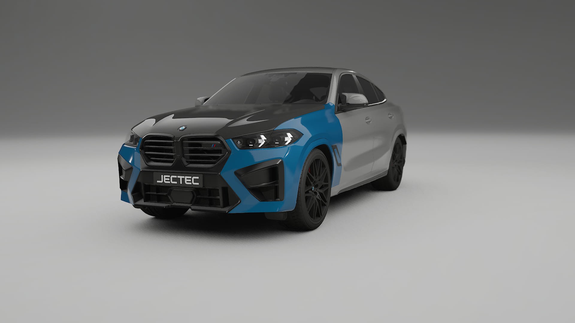 Lakbeschermingsfolie BMW X6 F96 Competition | CrystalGuard Voorkit met Carbon Motorkap