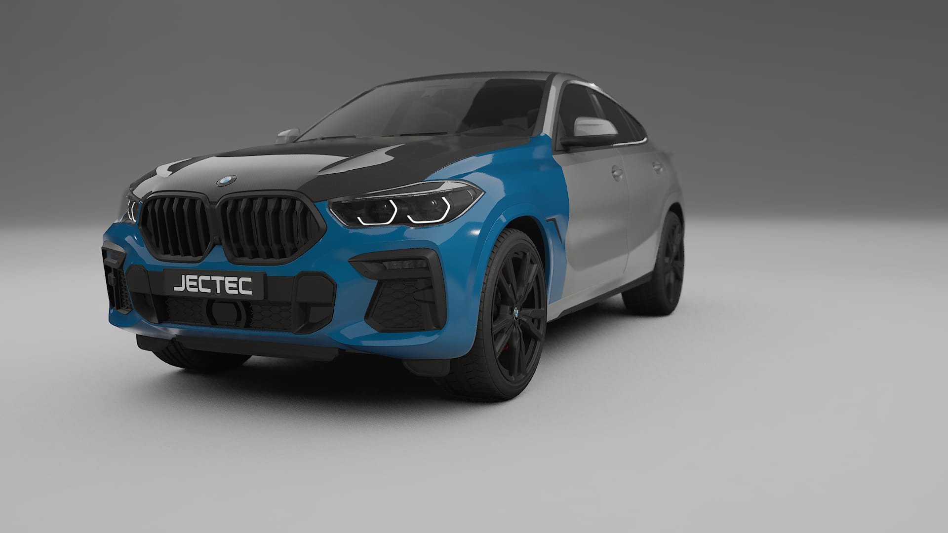 Lakbeschermingsfolie BMW X6 G06 F96 | CrystalGuard Voorkit met Carbon Motorkap