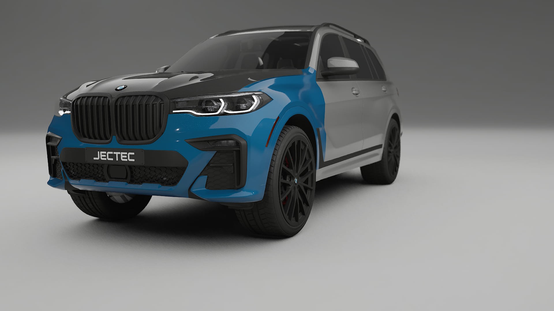 Lakbeschermingsfolie BMW X7 M G07 | CrystalGuard Voorkit met Carbon Motorkap