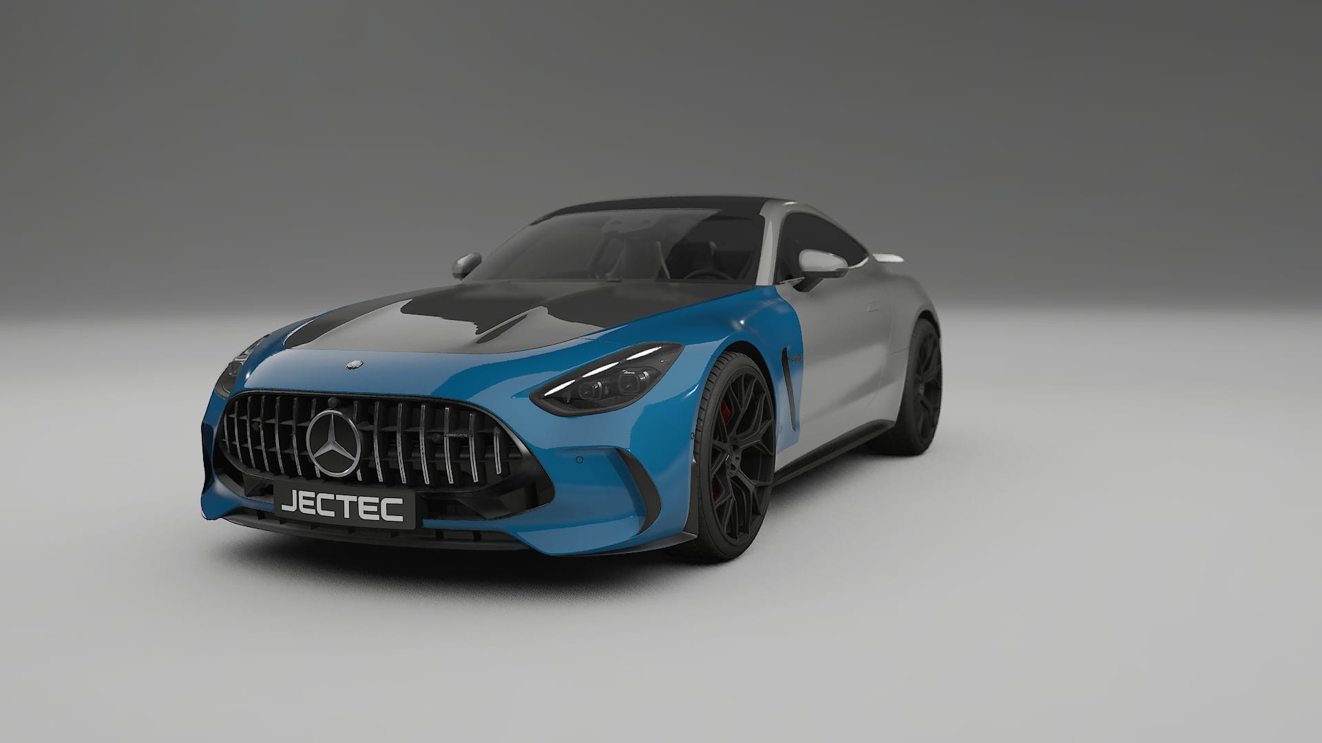 Lakbeschermingsfolie Mercedes AMG GT coupe C192 | CrystalGuard Voorkit met Carbon Motorkap