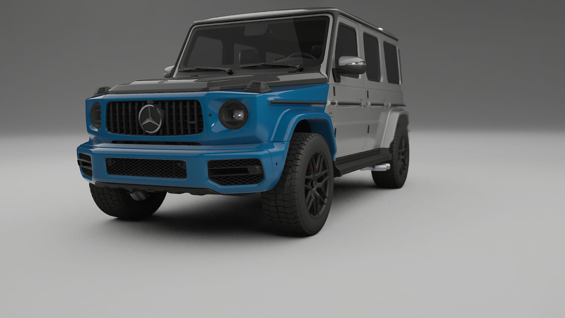 Lakbeschermingsfolie Mercedes G63 AMG W463A | CrystalGuard Voorkit met Carbon Motorkap