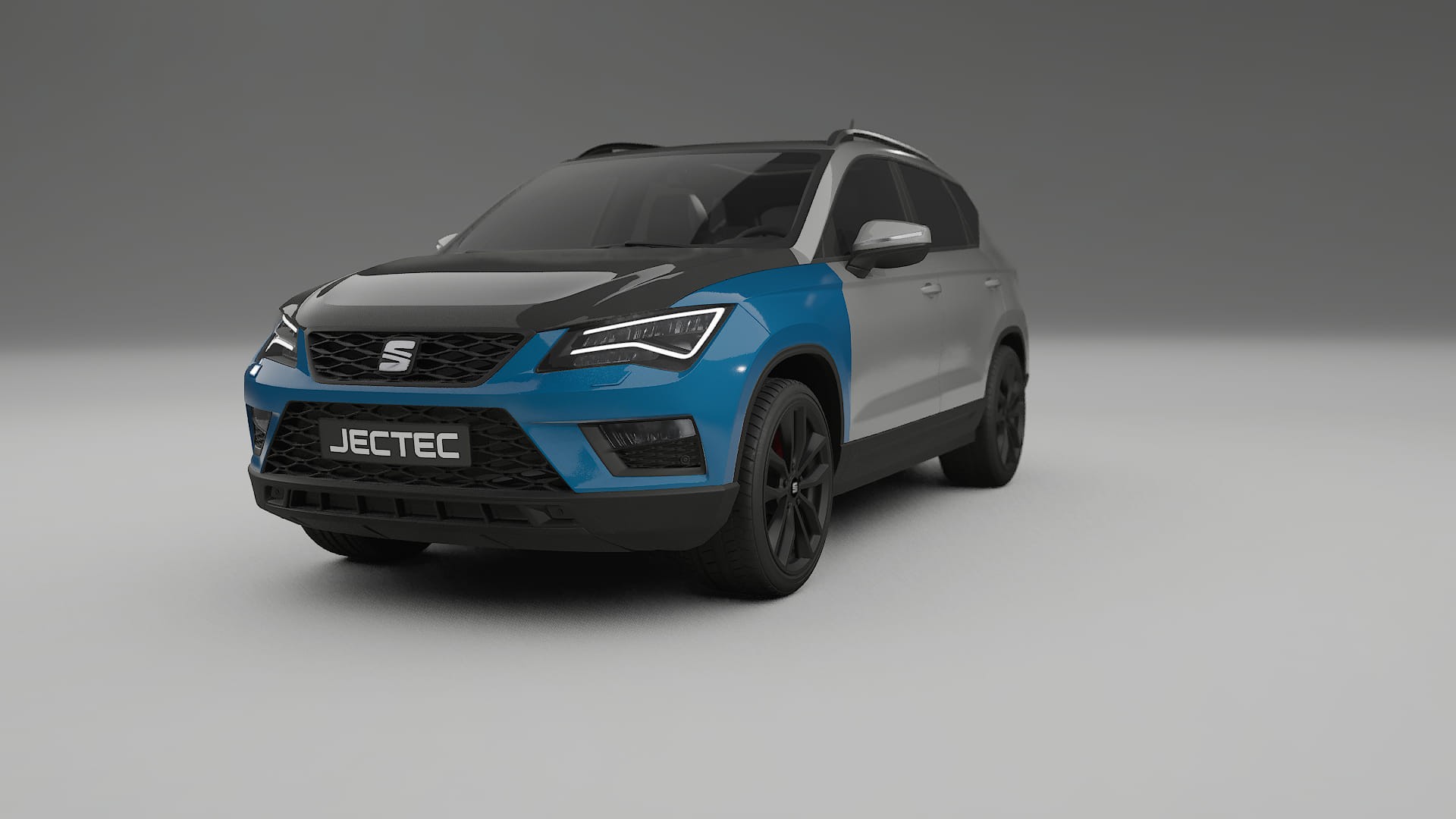 Lakbeschermingsfolie Seat Ateca KH7 | CrystalGuard Voorkit met Carbon Motorkap