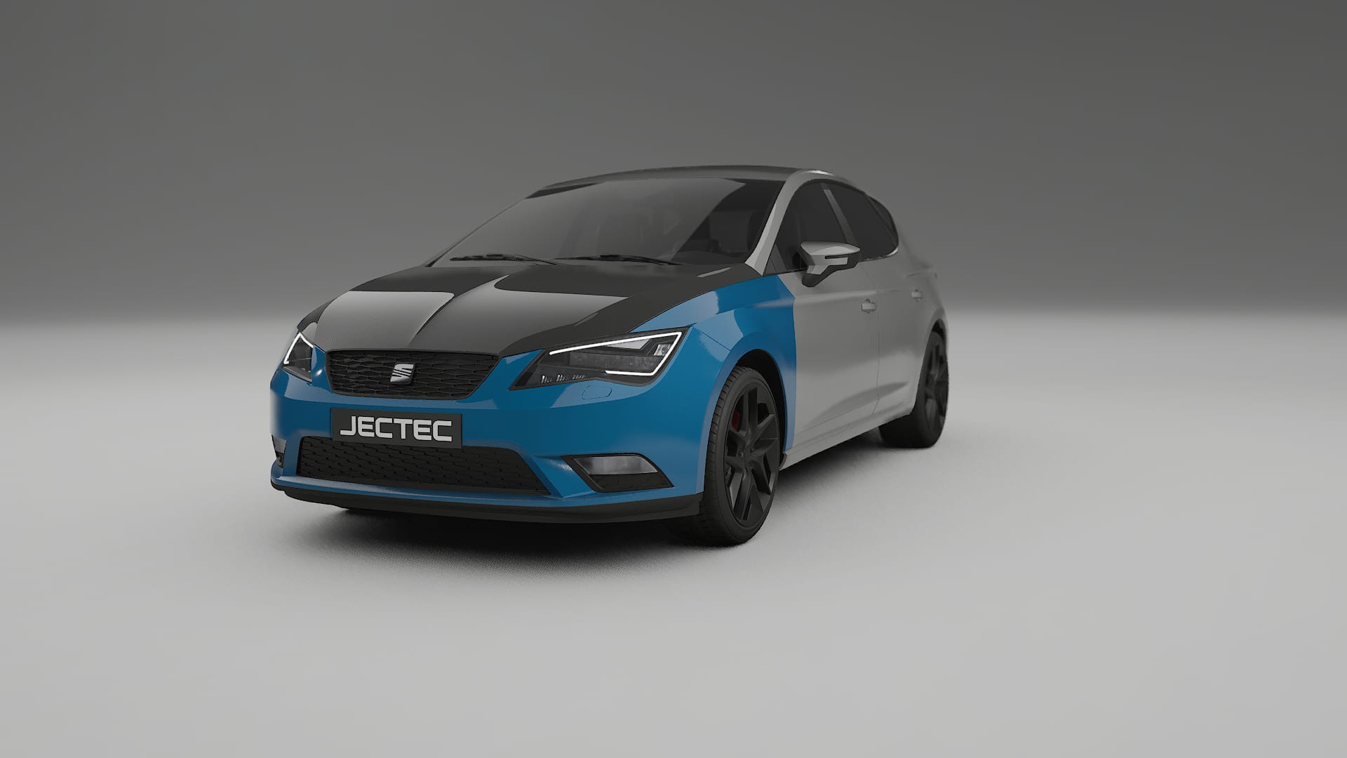 Lakbeschermingsfolie Seat Leon FR 5F | CrystalGuard Voorkit met Carbon Motorkap