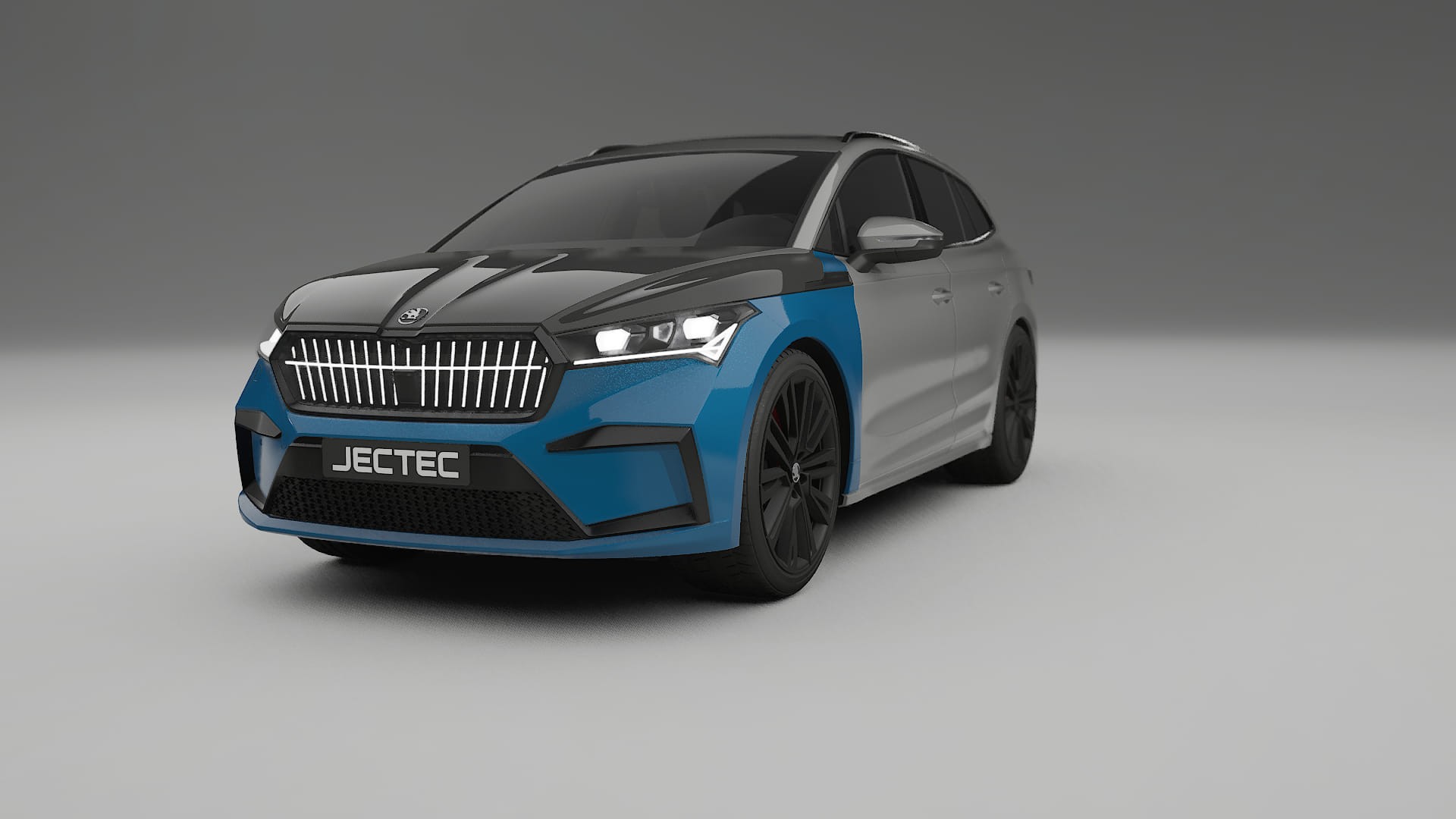 Lakbeschermingsfolie Škoda Enyaq MEB | CrystalGuard Voorkit met Carbon Motorkap